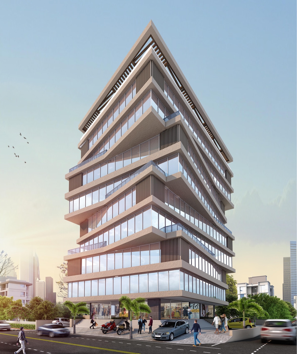 QBIX, 10-floor commercial tower in Baner, Pune