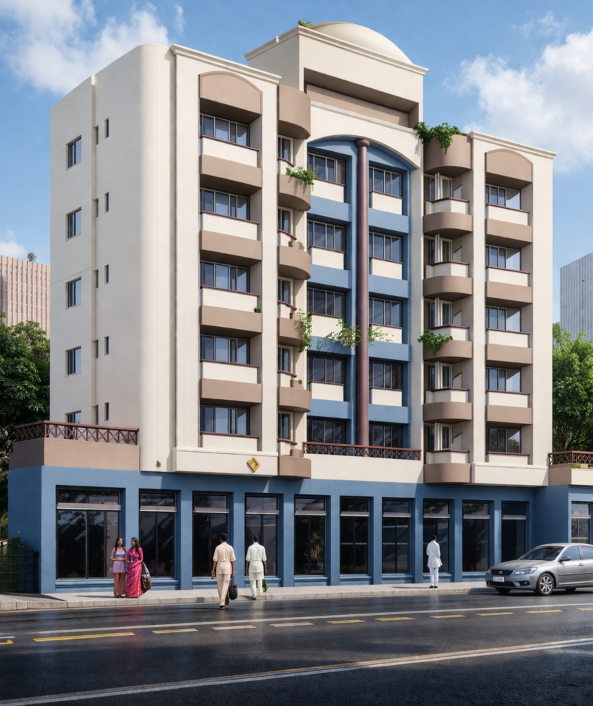Saddicha Towers, residential development in Thane